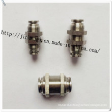 Stainless Steel Bulkhead Union Pneumatic Fittings